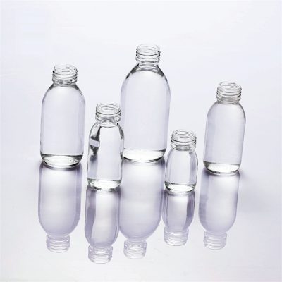 125ml clear syrup bottle