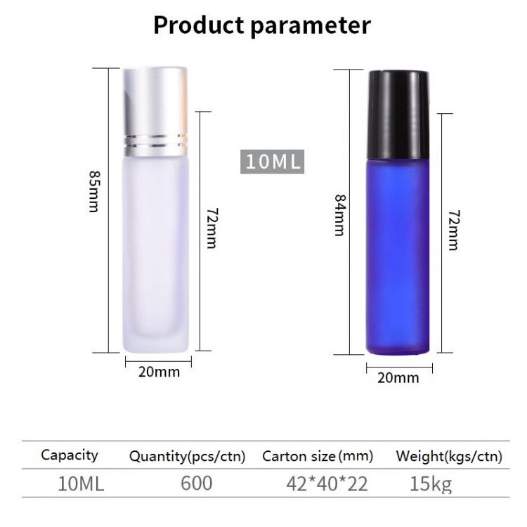 10ml blue Roller Ball Bottles