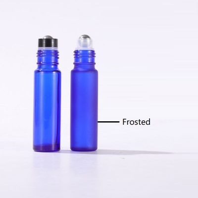 blue Glass Roller Ball Bottles