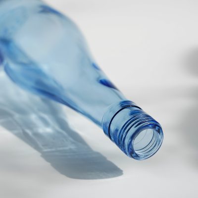 700ml blue glass bottle