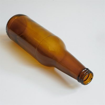 12oz amber  glass container
