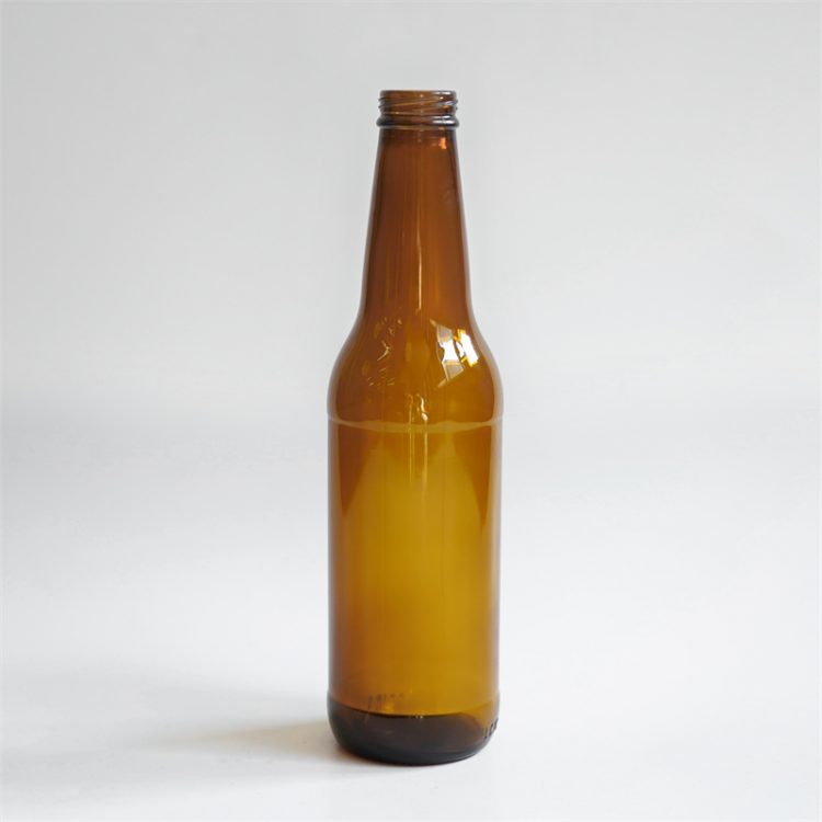 12oz amber beer  glass container