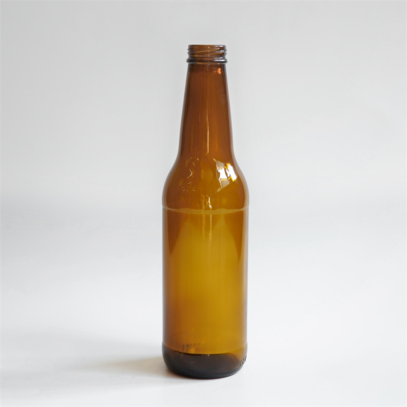 12oz amber beer  glass container