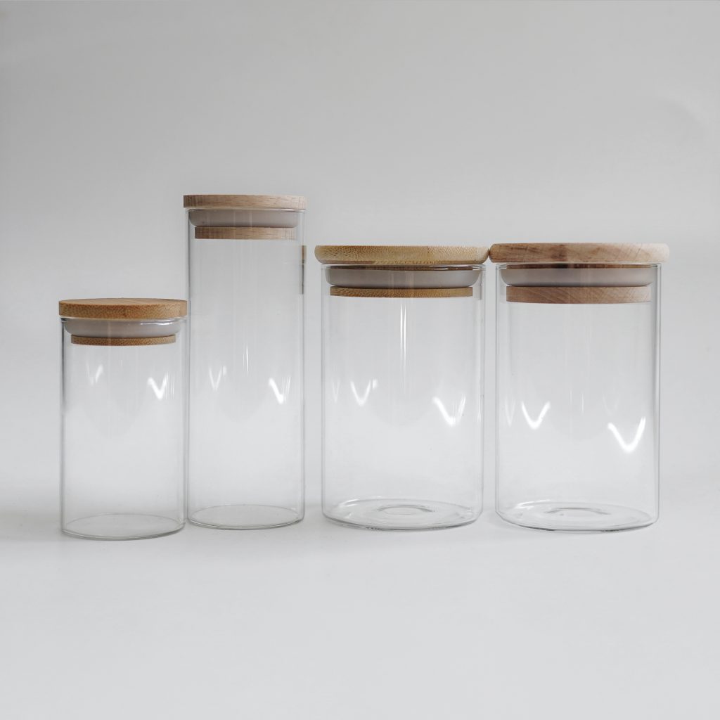 airtight  glass jar