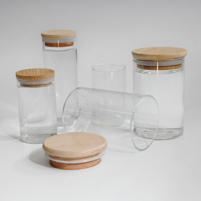 airtight borosilicate glass jar