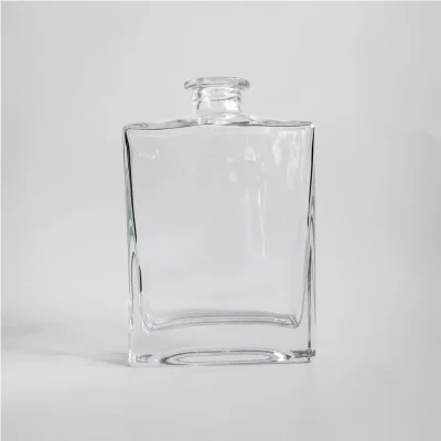 750ml rectangular crystal liquor bottle
