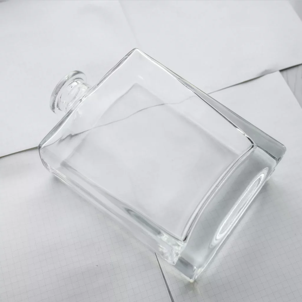 750ml rectangular square crystal bottle