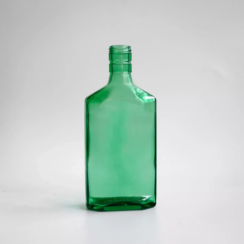 375ml flat glass bottle