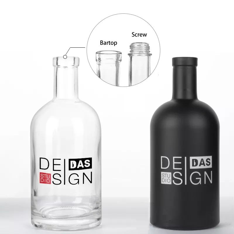 700ml liuor glass bottle