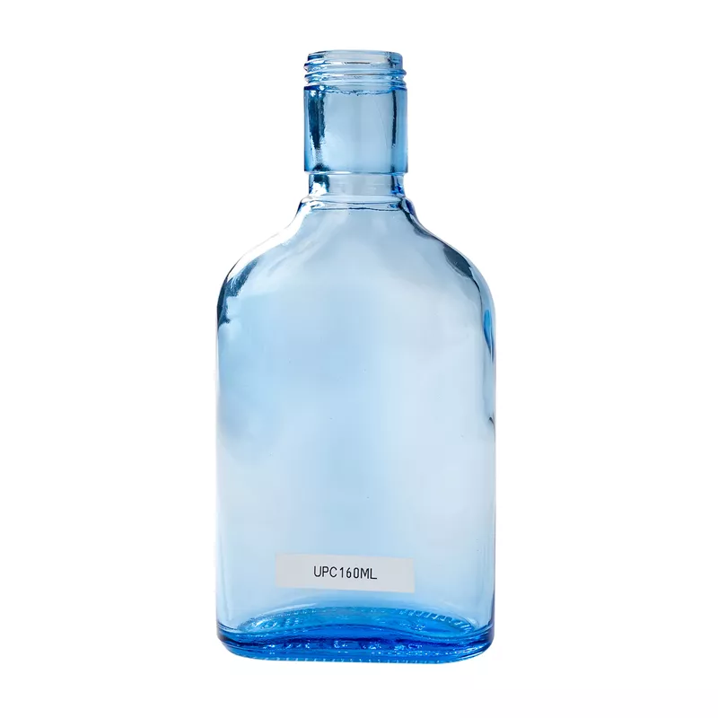 blue glass flask