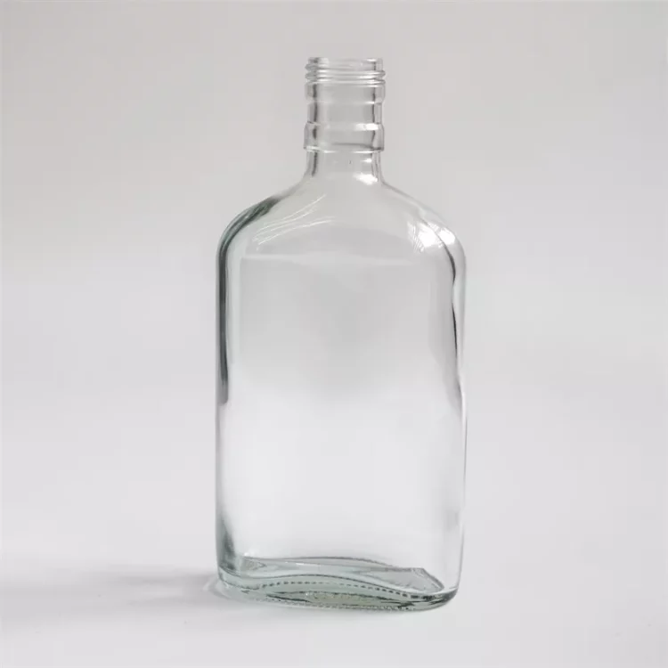 350ml flat glass bottle