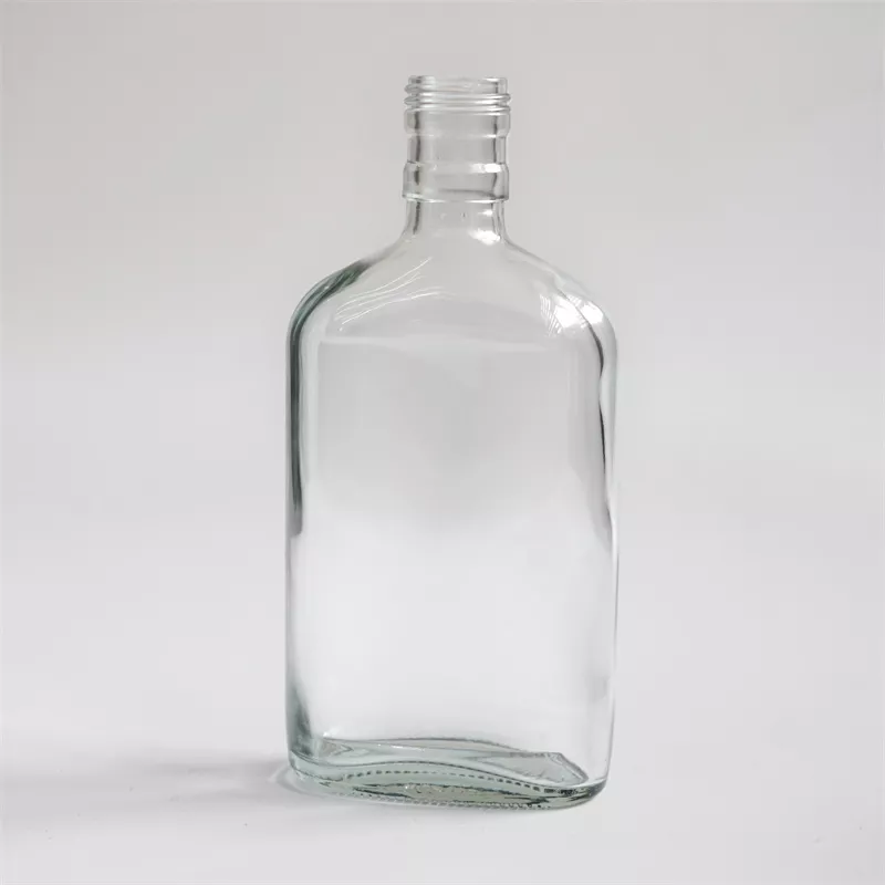 350ml flat glass bottle