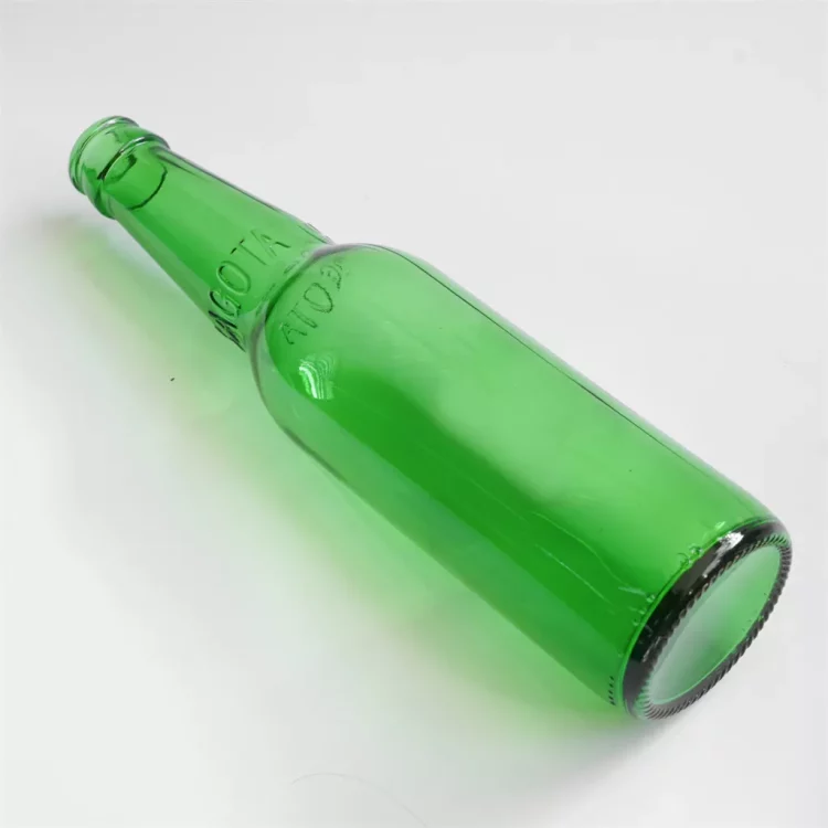355ml green beer glass bottle