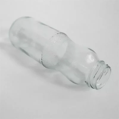 10 oz clear juice glass bottle