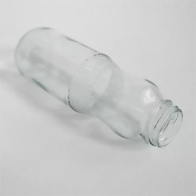 10 oz clear juice glass bottle
