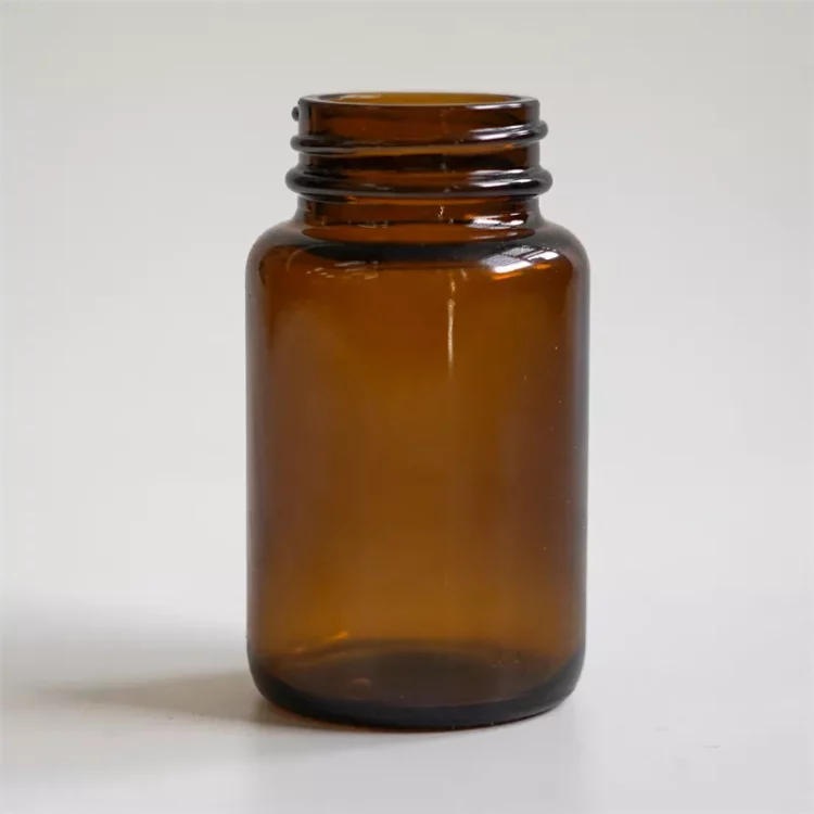 100ml amber glass bottle