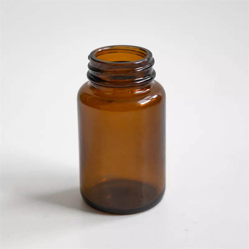 100ml amber medication glass bottle