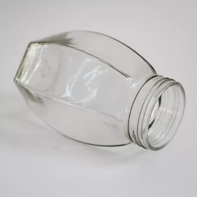 square food glass jar