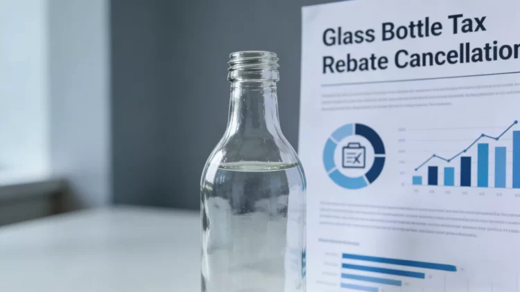玻璃瓶取消退税