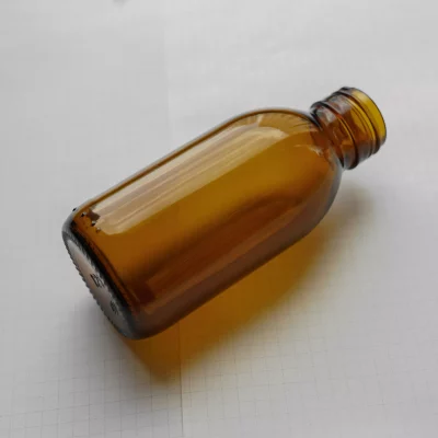 125ml amber medicine bottle