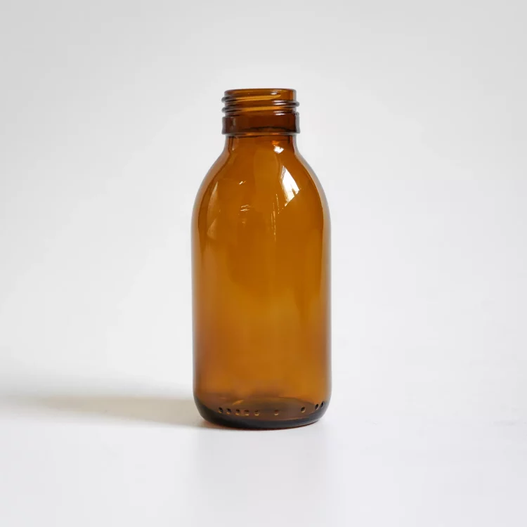 125ml amber glass bottle