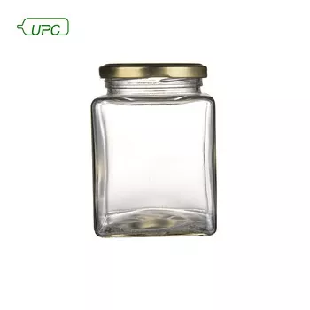 Square Glass jar
