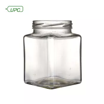 1000ml Square  Glass jar