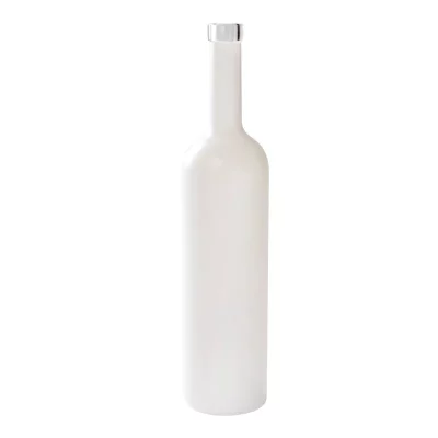 750ml Frosted round liquor bottle