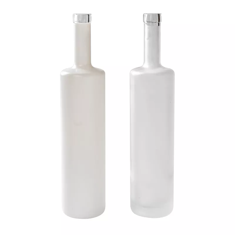 frosted liquor bottle 1