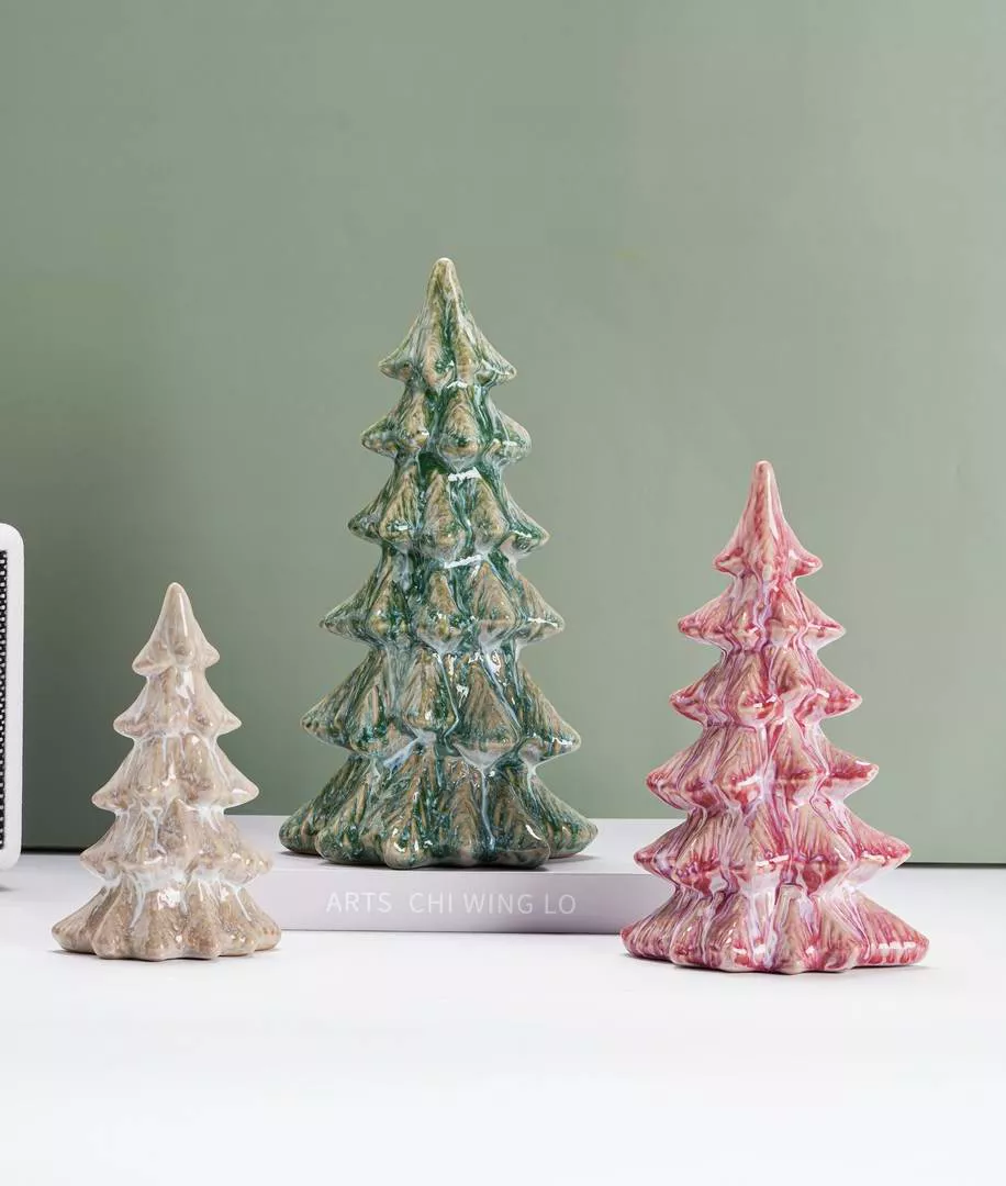 Customization Reactive Glazing Xmas Tree