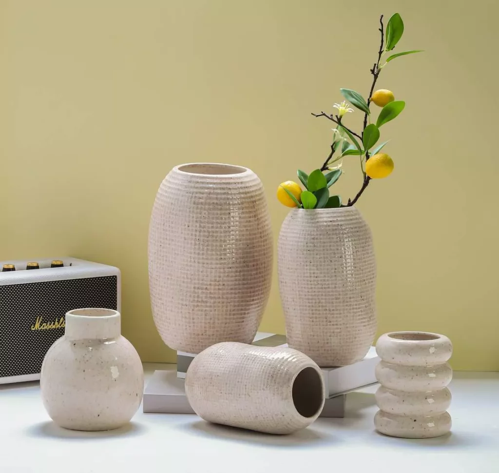 Porcelain Irregular Vase for Home Decoration and Gifts