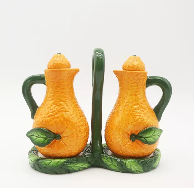 3D Orange Design Ceramic Kitchen Utensils