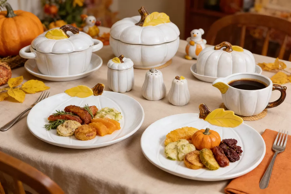 Pumpkin Dinnerware Sets