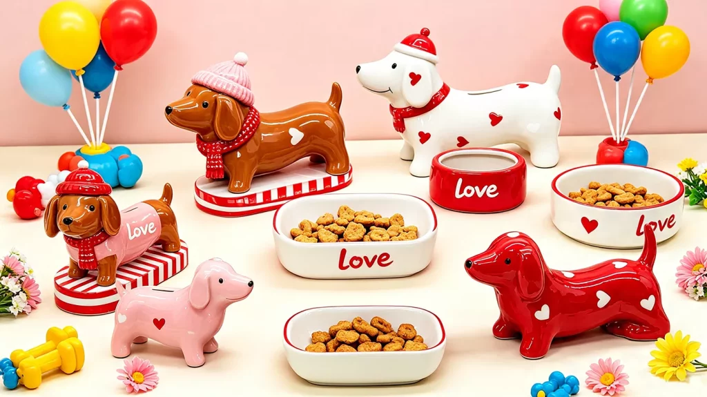 Creative Pet Loving Style Ceramic Crafts and Kitchenware for Gifts and Home decoration