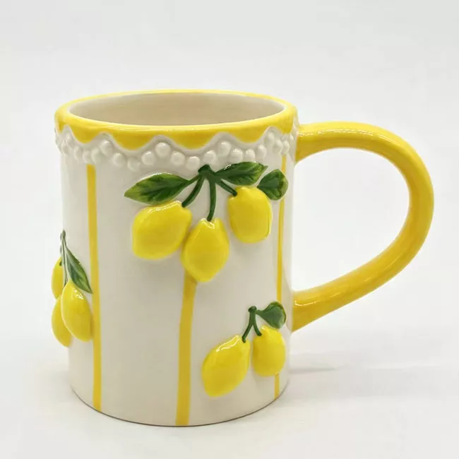 3D Boho Lemon Fruit Decored Tableware for Enjoying your Happy Teatime