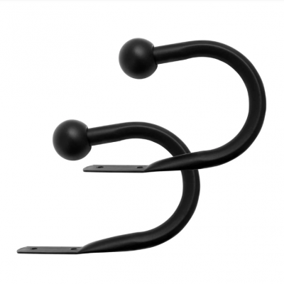 metal curtain tieback