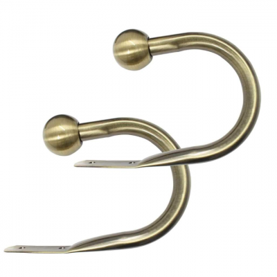 metal curtain tieback