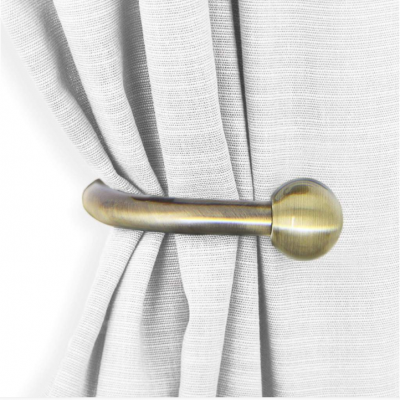 metal curtain tieback