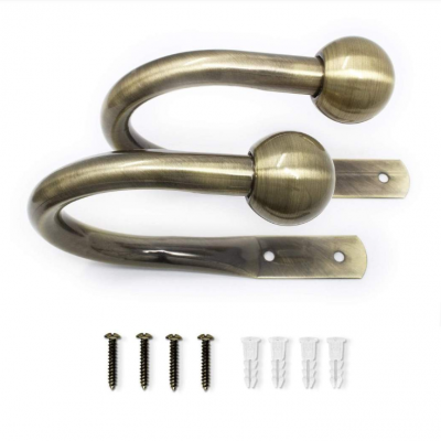 metal curtain tieback