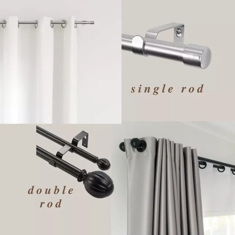 single vs double rods